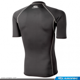 Aropec-item-compression sleev short-black-1