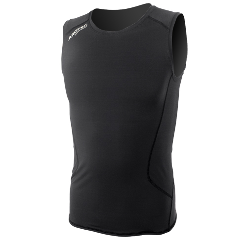 Aropec-item-compression sleeveless Top 2-black