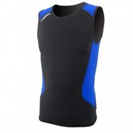 Aropec-item-compression sleeveless Top 2-black_blue