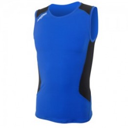 Aropec-item-compression sleeveless Top 2-blue_blak