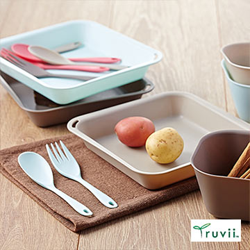 Truvii-item-抗菌餐具組-卡其色
