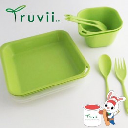 Truvii-item-抗菌餐具組-蘋果綠